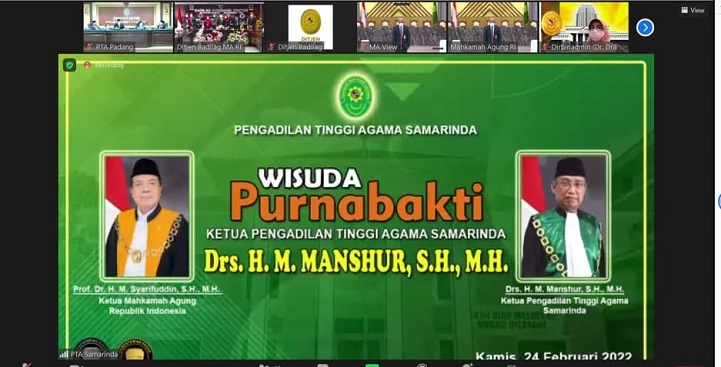 KPTA PADANG IKUTI PURNABHKATI SECARA VIRTUAL 